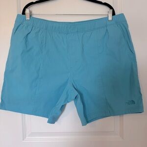 The North Face Class V Pull On Aqua Blue Mens Shorts